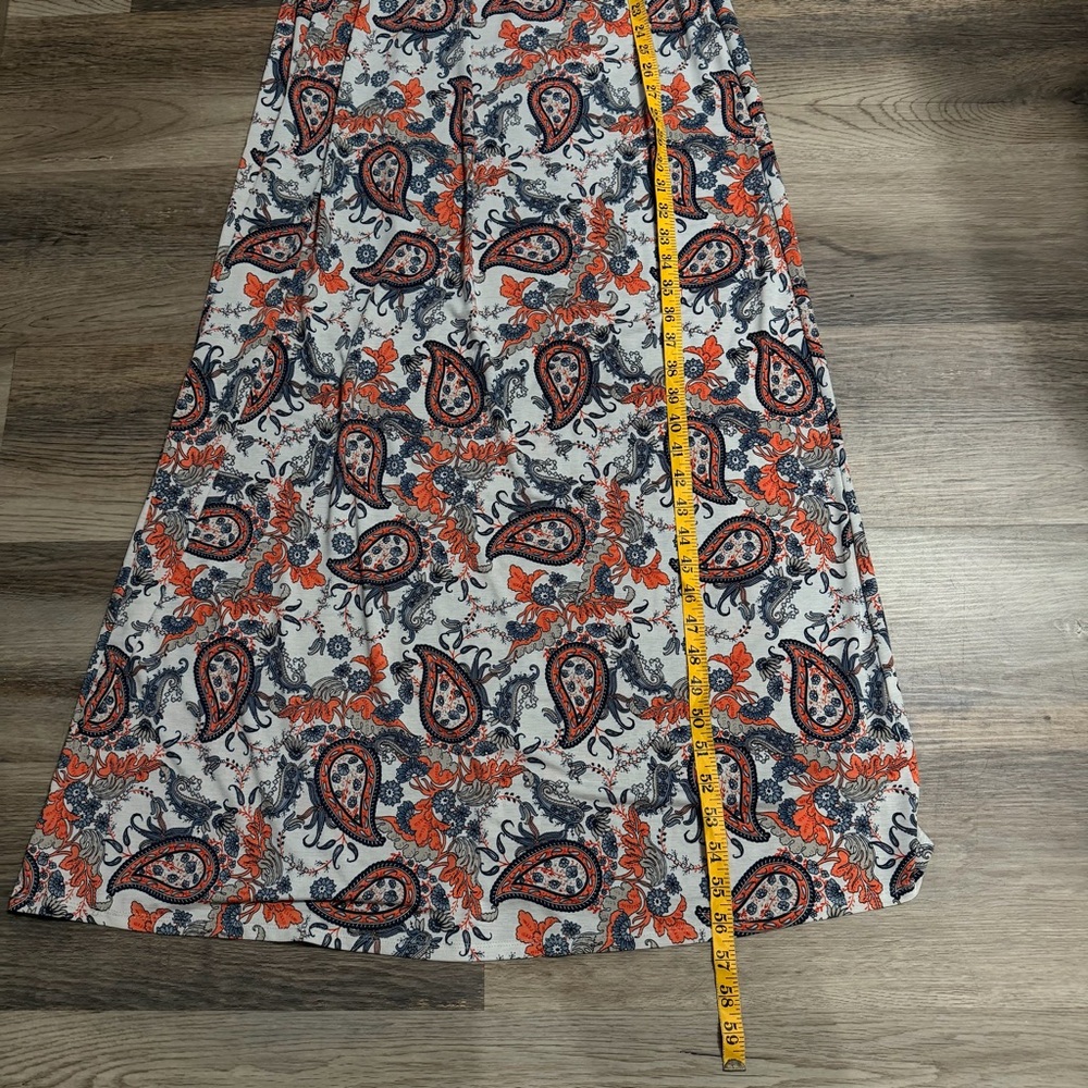 NAIF Floral Paisley Maxi Dress - Red and Black - Picture 7 of 8